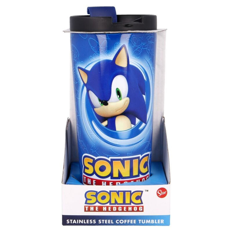 Sonic The Hedgehog Stainless Steel Coffee Tumbler - 425 ML