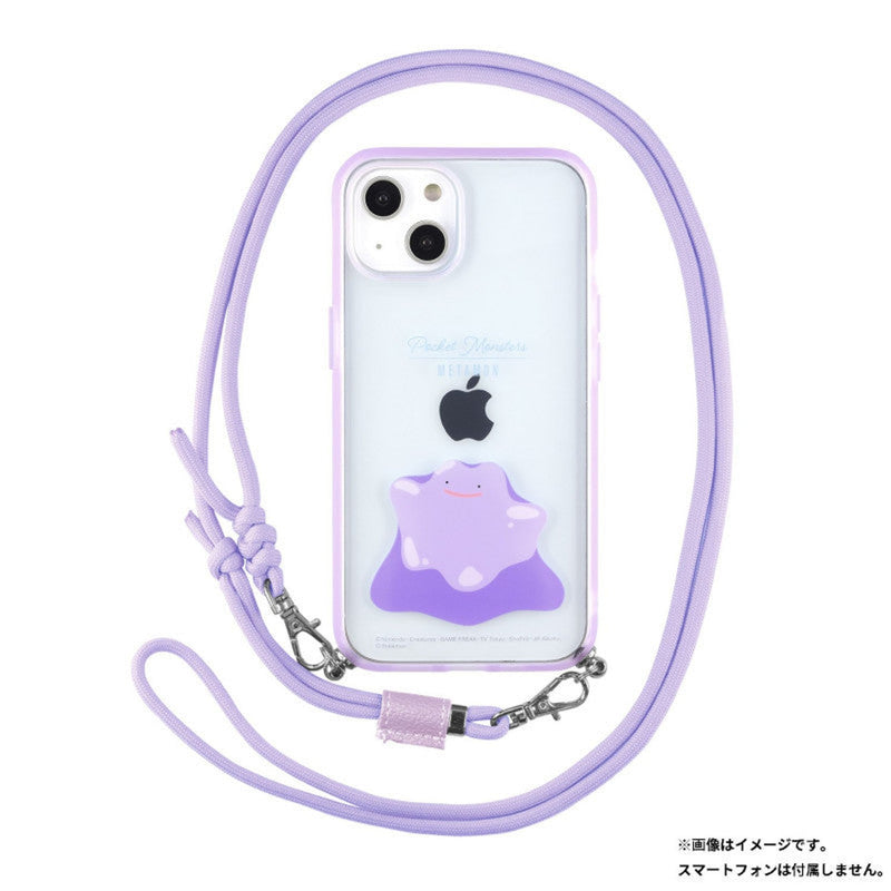 IPhone Case 14/13 With Strap IIIIfit Loop Ditto Pokemon - 16.1 × 8.3 × 1.3 cm