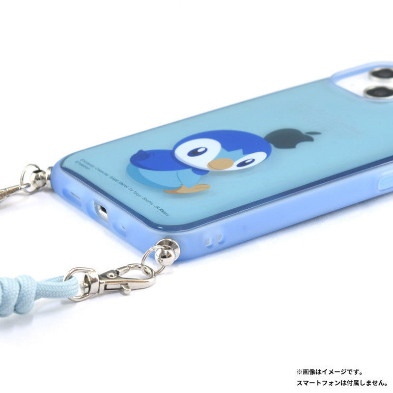 IPhone Case 14/13 With Strap IIIIfit Loop Piplup Pokemon - 16.1 × 8.3 × 1.3 cm
