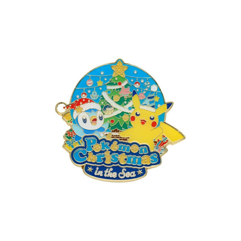 Logo Pins Pokemon Christmas in the Sea - 4.5x4.8x2 cm