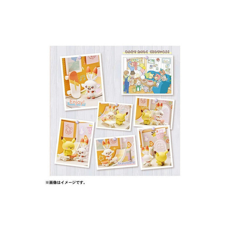 Mini Studio Scorbunny and Pikachu Pokemon Pokepeace - 26 x 18 x 9 mm