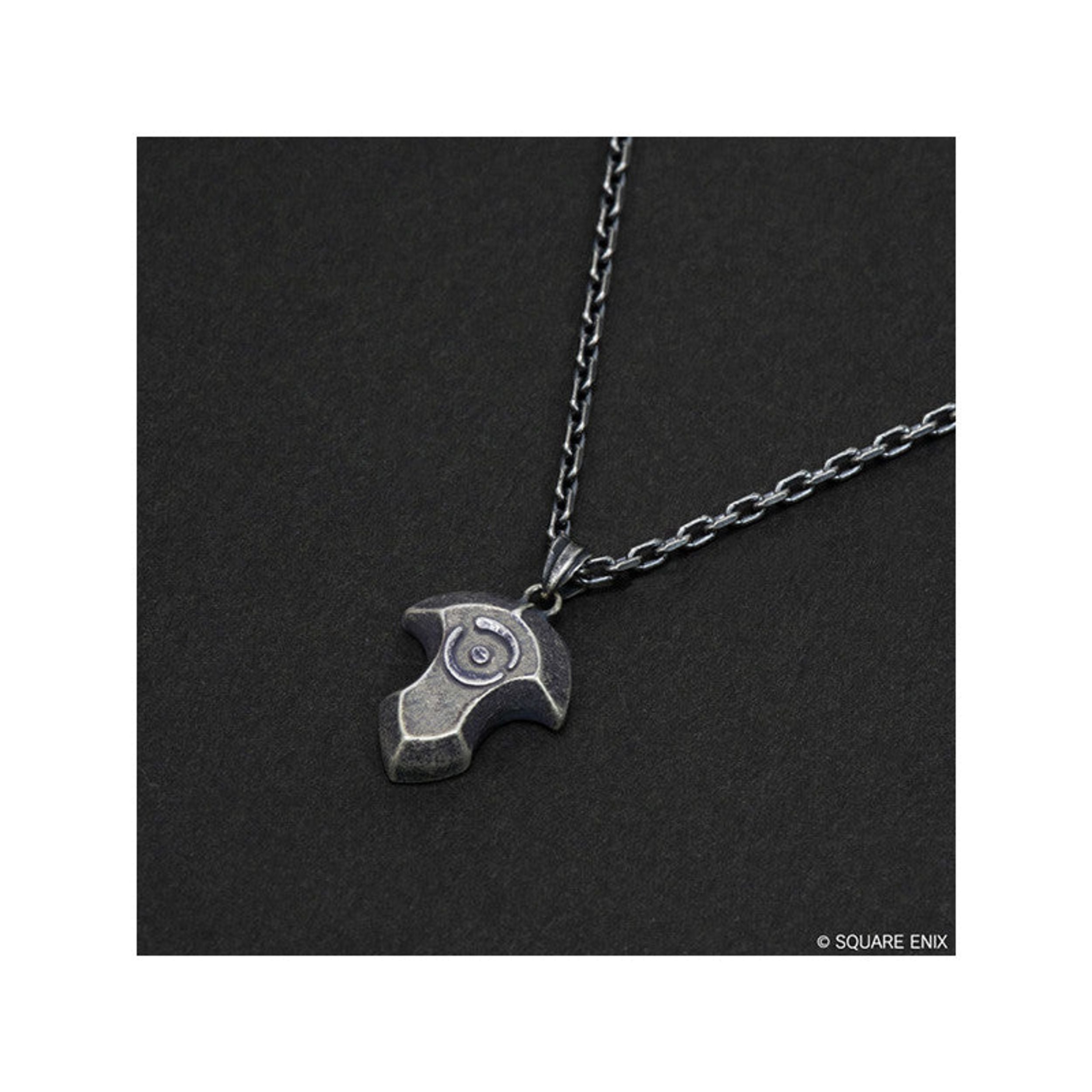 Necklace Azem's Crystal Silver Pendant Final Fantasy XIV