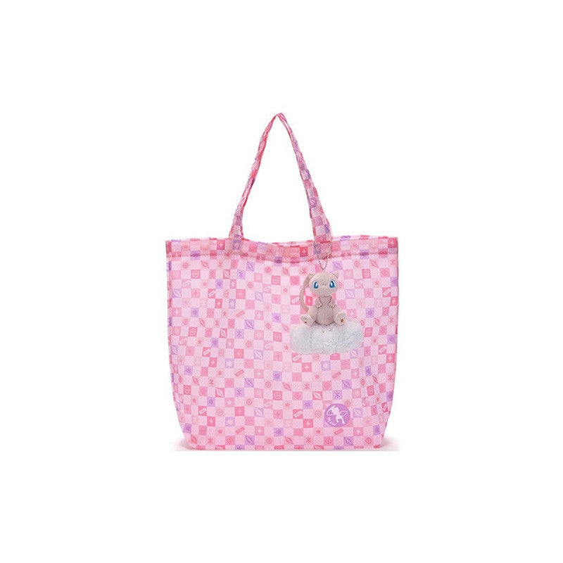 Plush Eco Bag Mew Pokemon - 13 x 12 x 8.5 cm