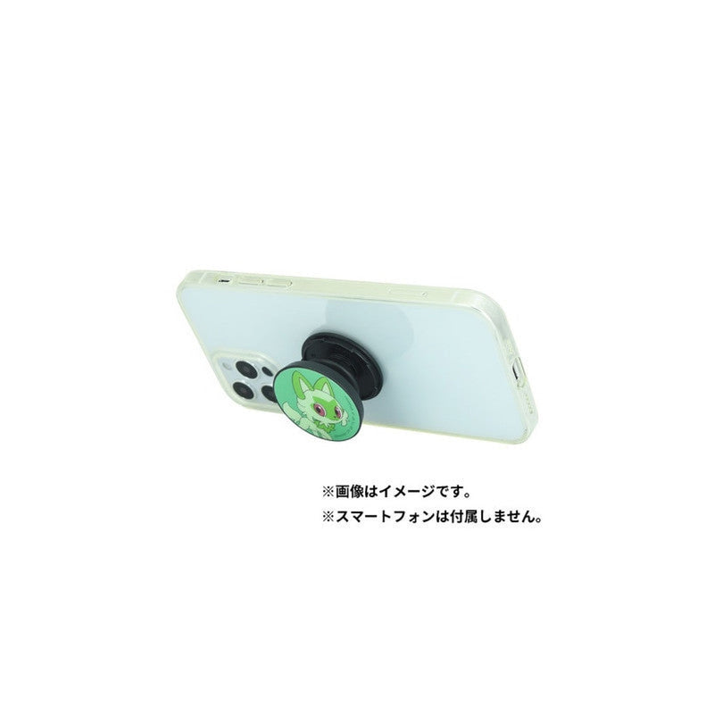 Smartphone Grip Sprigatito Pokemon POCOPOCO - 4.9 × 4.9 × 0.9 cm