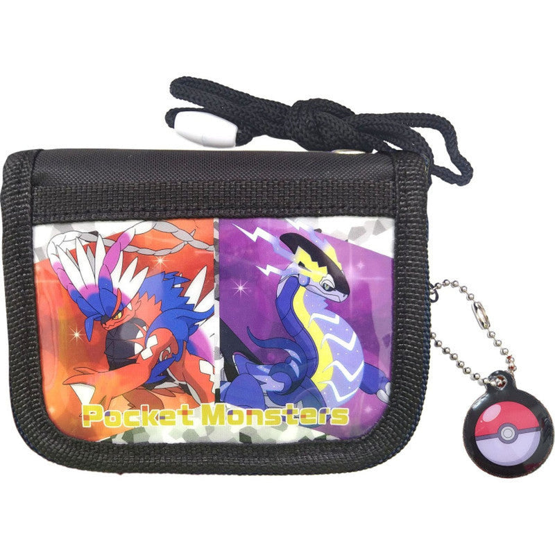 Wallet SV Black Pokemon - 9 × 11.5 × 2 cm