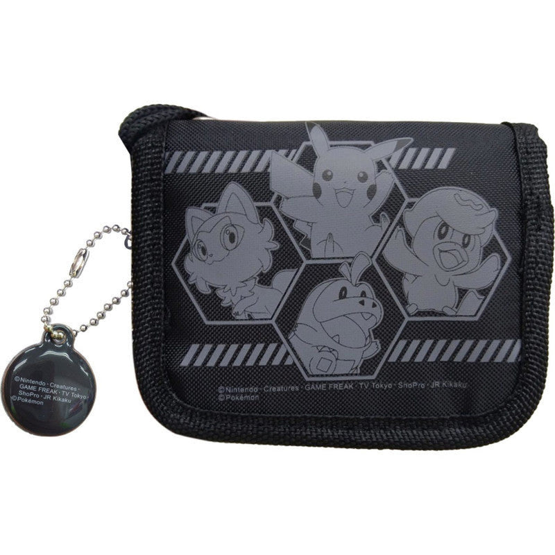 Wallet SV Black Pokemon - 9 × 11.5 × 2 cm
