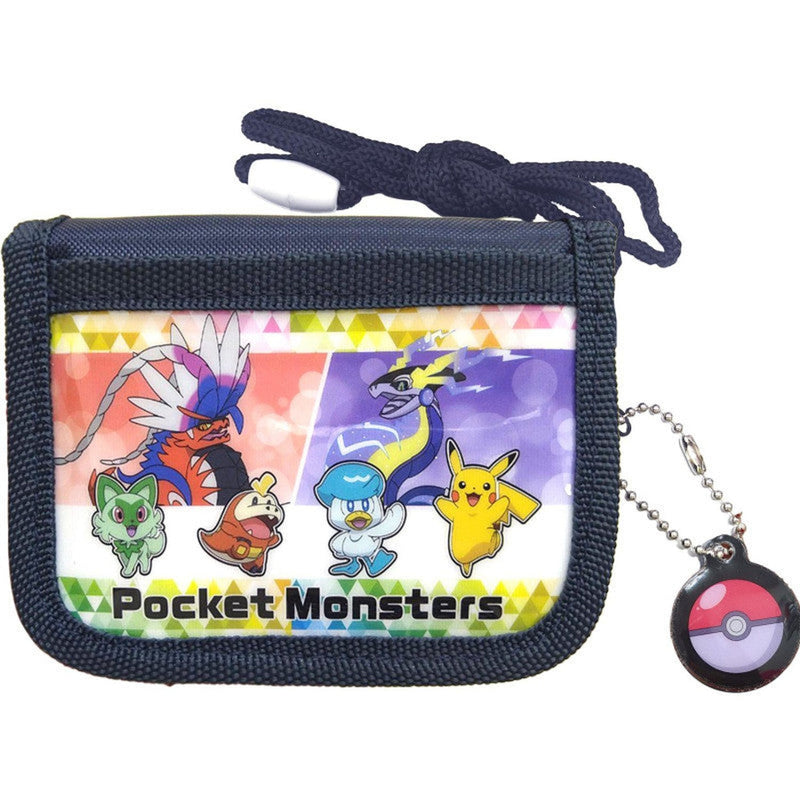 Wallet SV Navy Pokemon - 9 × 11.5 × 2 cm