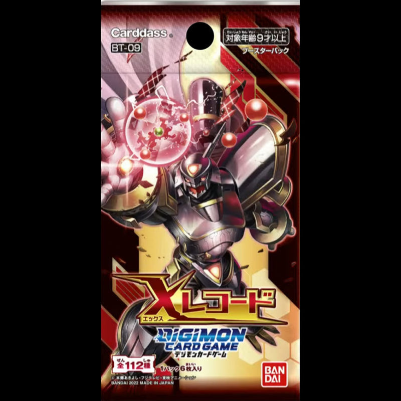X Record Booster Digimon Card BT-09
