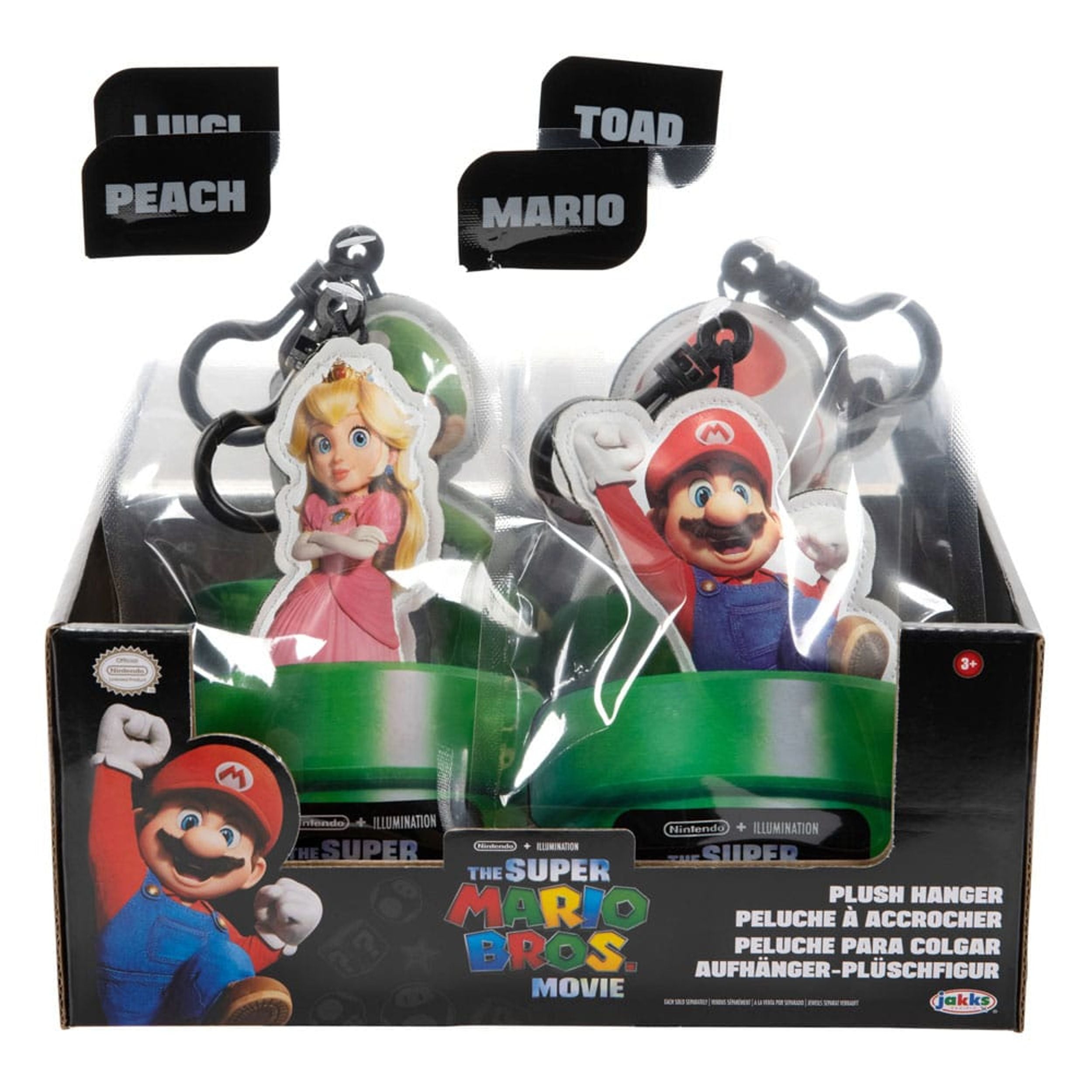 The Super Mario Bros. Movie Plush Keychains 8 CM Assortment