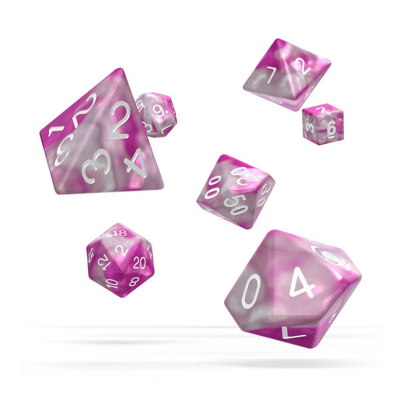 Oakie Doakie Dice Role Playing Game Set Gemidice Magnolia - Pack Of 7