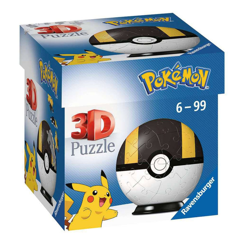 Ravensburger Pokemon 3D Puzzle Pokéballs: Ultra Ball - 54 Pieces
