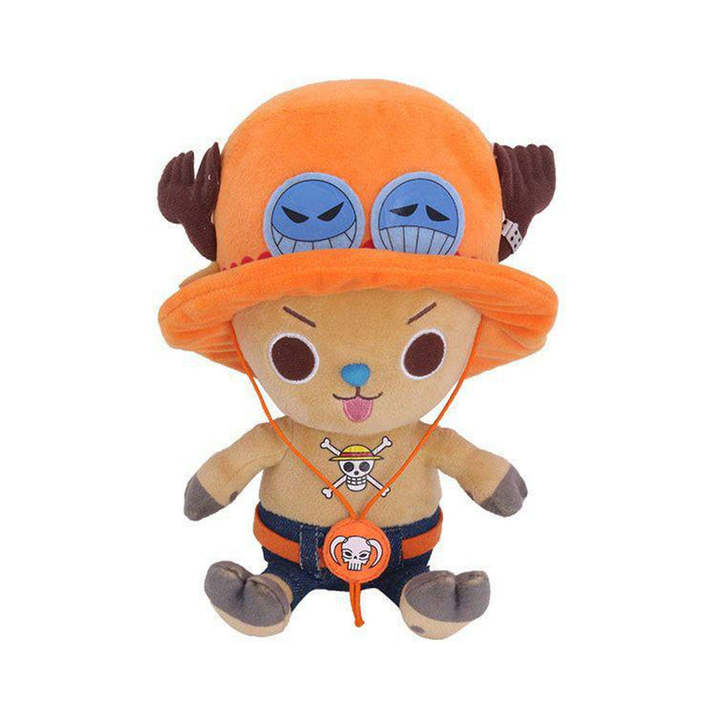 Sakami Merchandise One Piece Plush Figure Chopper x Ace - 11 CM