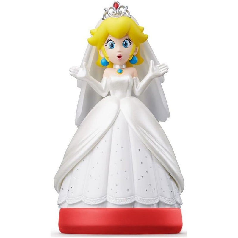 Amiibo Character Peach In Wedding Outfit / Super Mario Odyssey Collection / Switch