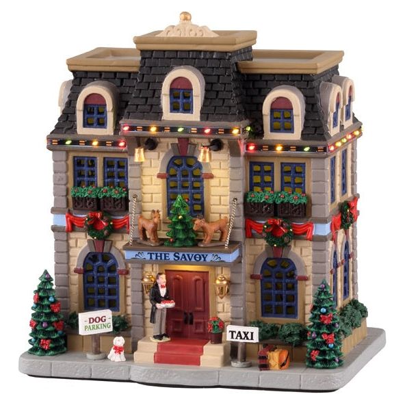 Caddington Village Lighted Building: Christmas At The Savoy 15737-UK | Xmas