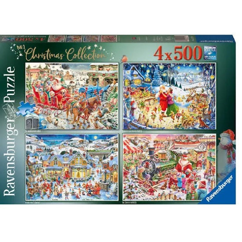 Christmas Collection 4x500 Pieces Puzzle