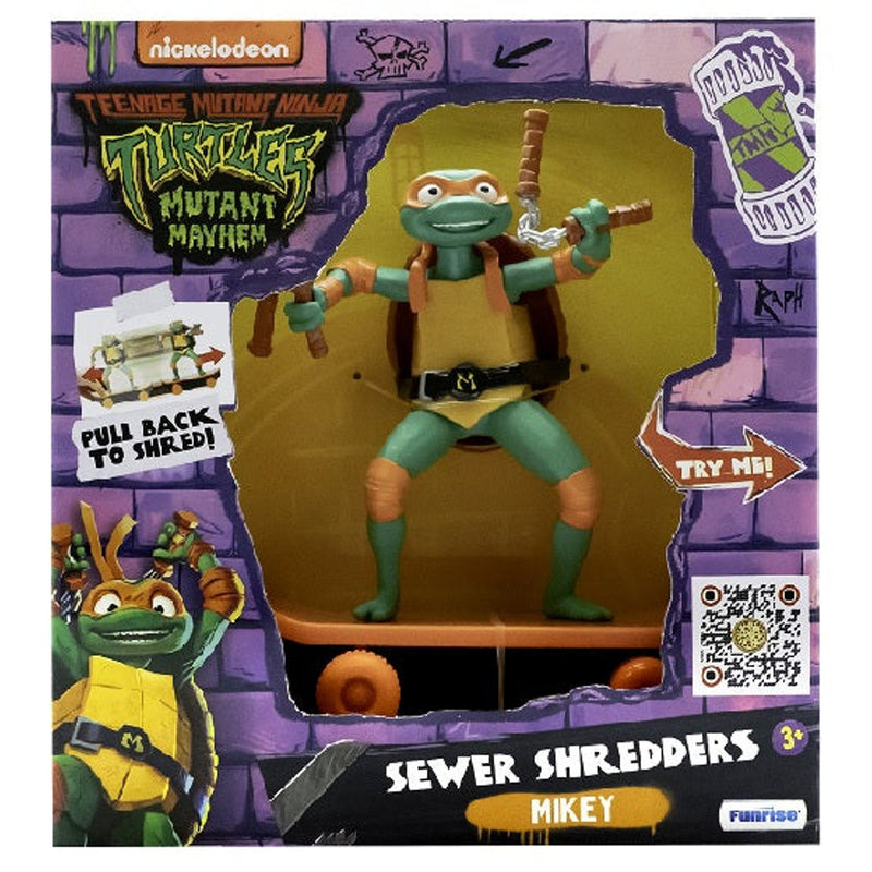 Teenage Mutant Ninja Turtles Mutant Mayhem Sewer Shredders Mikey Toy