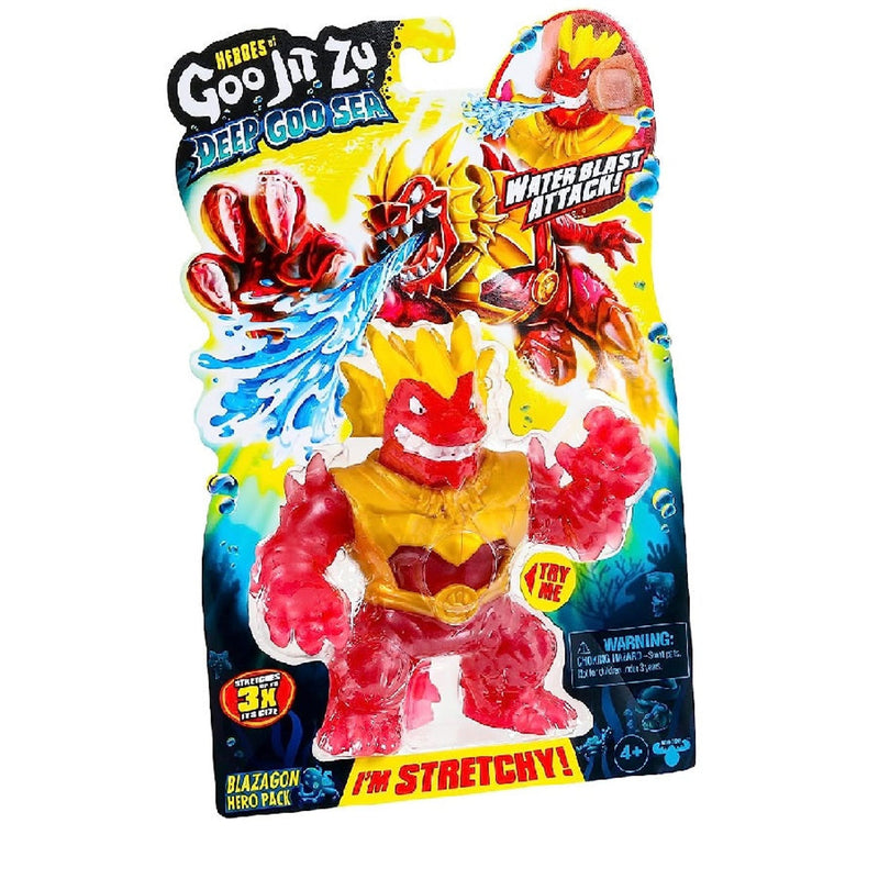 Heroes Of Goo Jit Zu Deep Goo Sea Hero Pack Blazagon Toy
