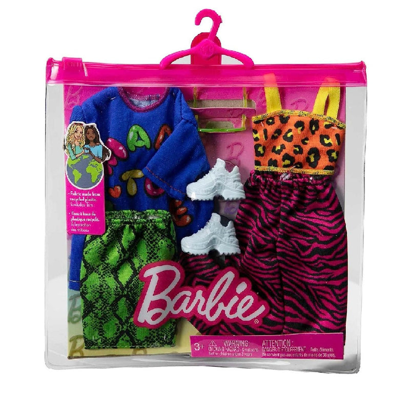 Barbie Fashions 2 Pack Animal Print Set Toy