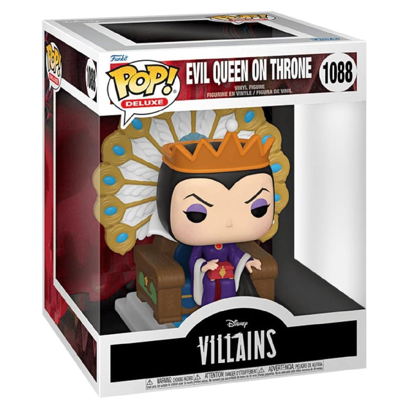 Deluxe: Disney Villains Evil Queen On Throne POP! Vinyl | Toys