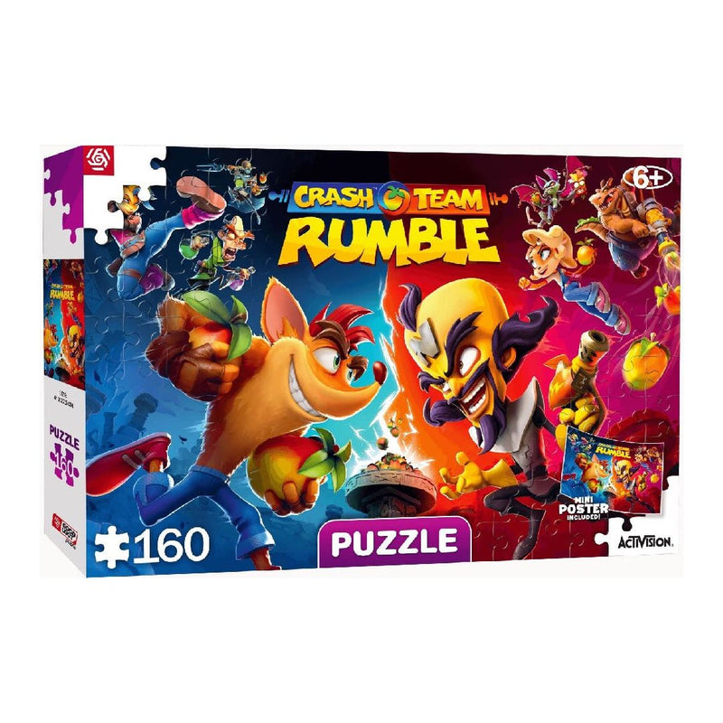 Kids Puzzle Crash Team Rumble 160 Pieces Puzzle