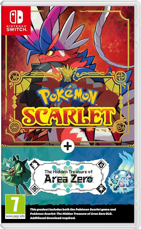 Pokemon Scarlet + The Hidden Treasure Of Area Zero DLC | Nintendo Switch