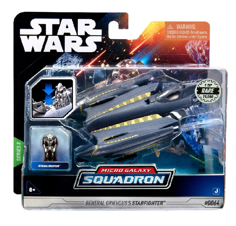 Star Wars Micro Galaxy Squadron 5 Inch General Grievous's Starfighter