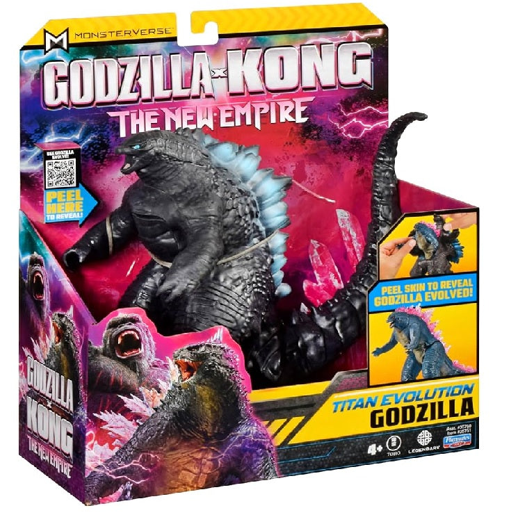 Monsterverse Godzilla VS Kong New Empire 7 Inch Titan Evolution Skin Peel & Reveal