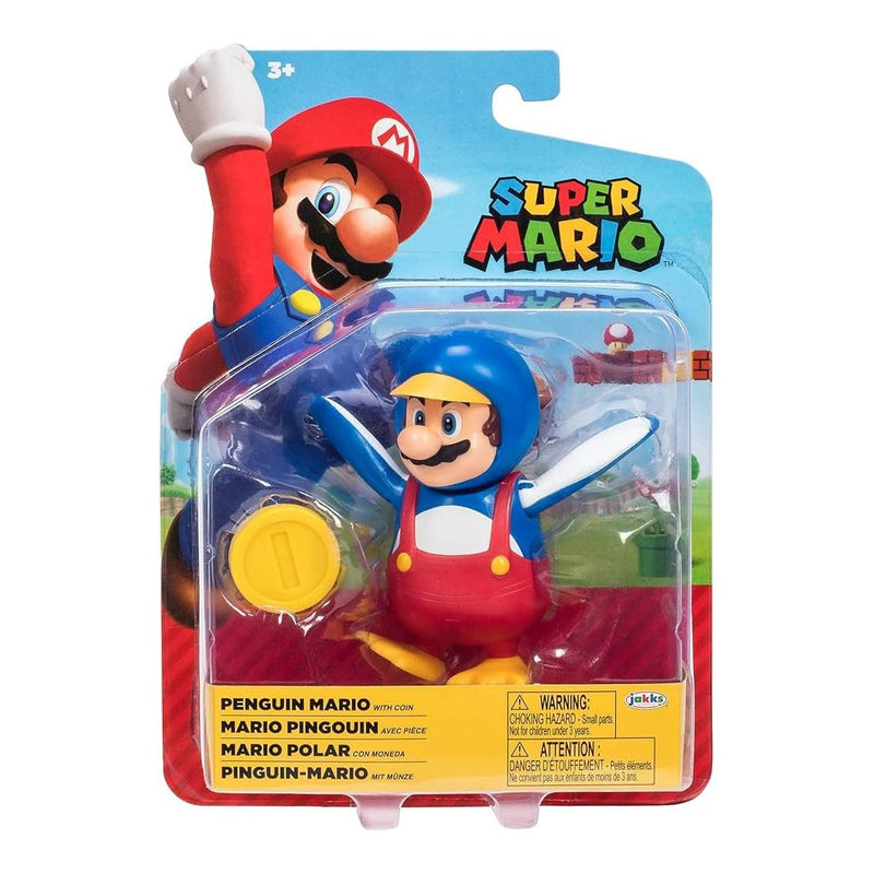 Super Mario / 4 Inch Figure Penguin Mario