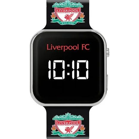 Official Liverpool Football Club Black Led Watch