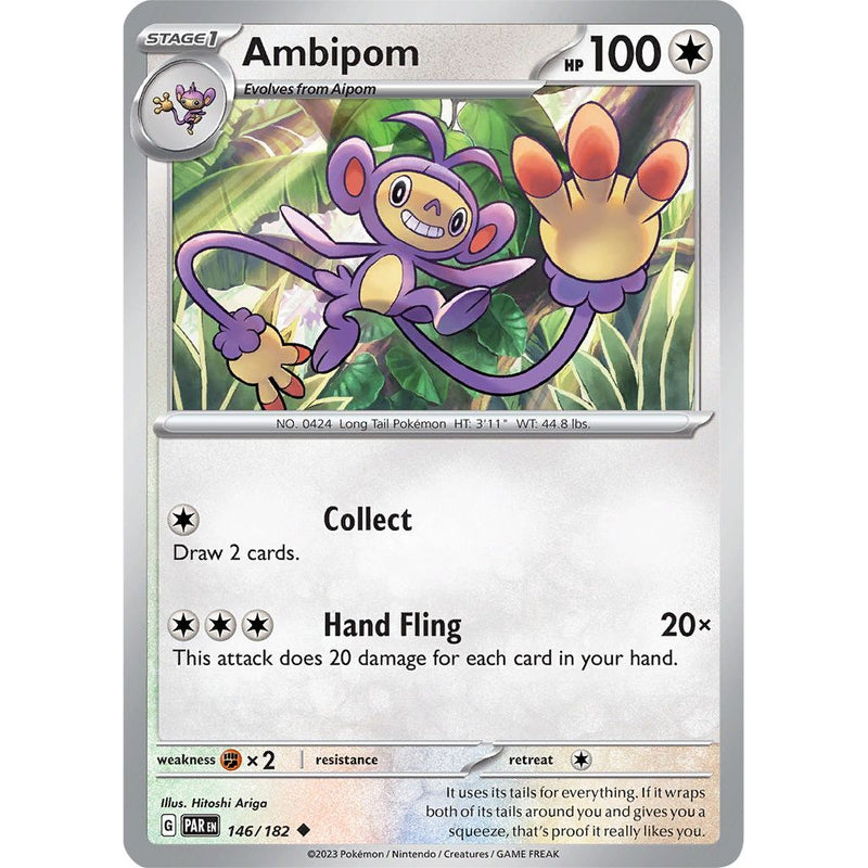 Ambipom 146/182 Pokemon Paradox Rift (PAR EN) Trading Card Uncommon