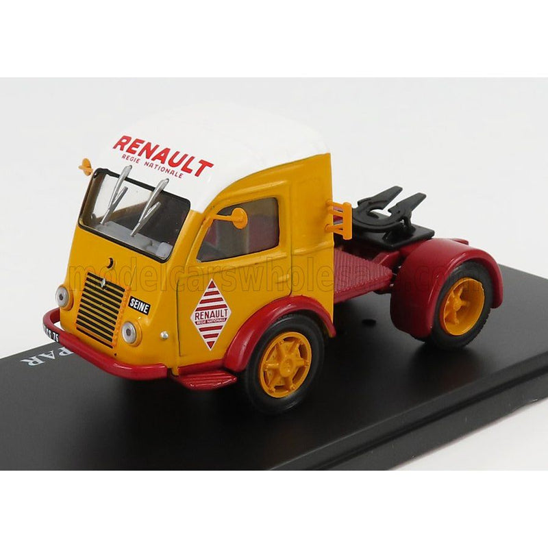 Renault 2.5T. Tractor Truck 2-Assi Renault Regie Nationale1955 Yellow Red White - 1:43 (G111N037)