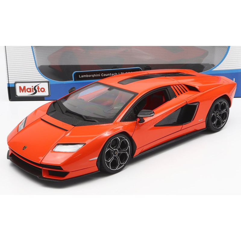 Lamborghini Countach Lpi 800-4 2021 Orange - 1:18