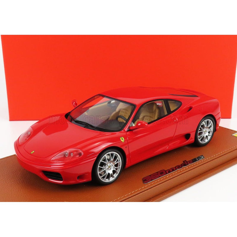 Ferrari 360 Modena F1 Gear Box Challenger Grill 1999 Con Vetrina With Showcase Rosso Corsa 322 Red - 1:18