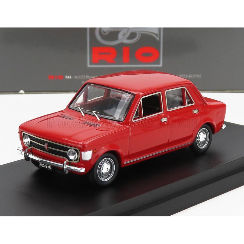 Fiat 128 4-Door 1969 Red - 1:43