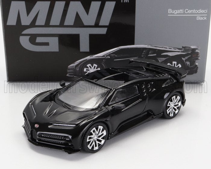 Bugatti Centodieci Lhd 2019 Black - 1:64
