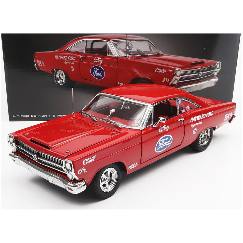 Ford USA Fairlane 427 Prototype Race Coupe 1966 E.Terry Red - 1:18