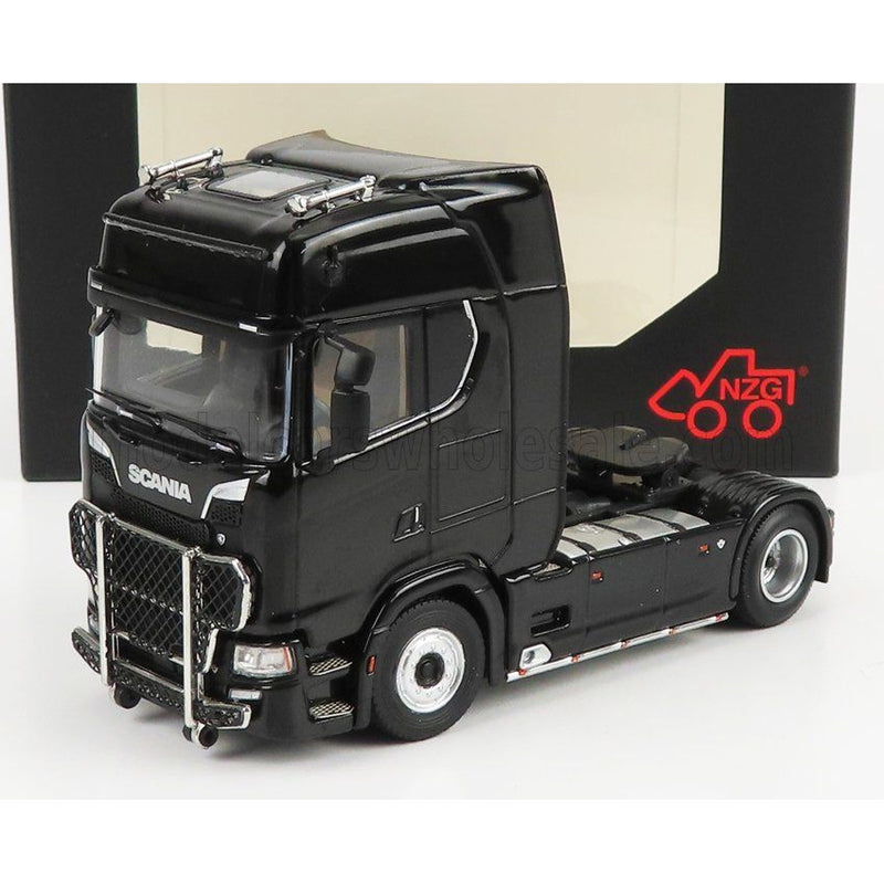 Scania S730 V8 Tractor Truck 2-Assi 2017 Black - 1:64