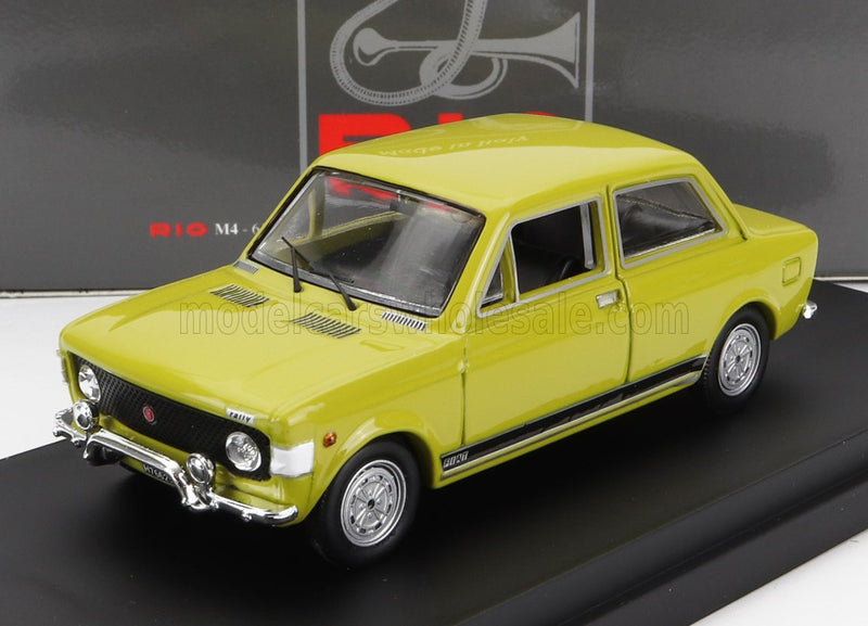 Fiat 128 Rally 1971 Lemon Yellow - 1:43
