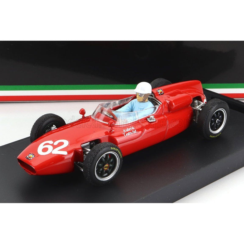 Cooper F1 T53 Maserati N 62 Italy GP 1961 L.Bandini With Driver Figure Red - 1:43