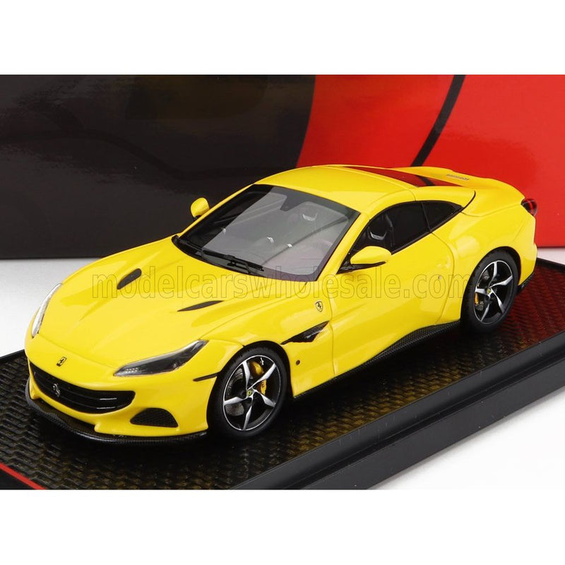 Ferrari Portofino M Modificata Spider Closed Roof 2020 Giallo Modena Yellow - 1:43