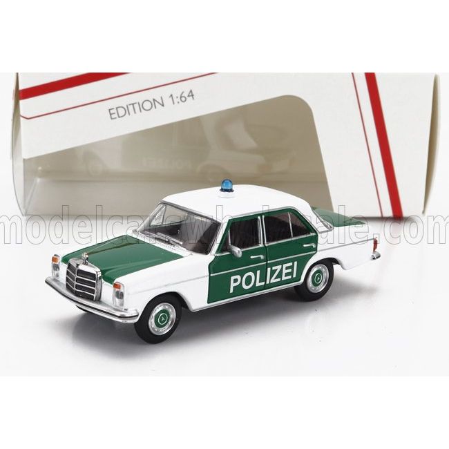 Mercedes Benz 200/8 Polizei 1972 Green White - 1:64