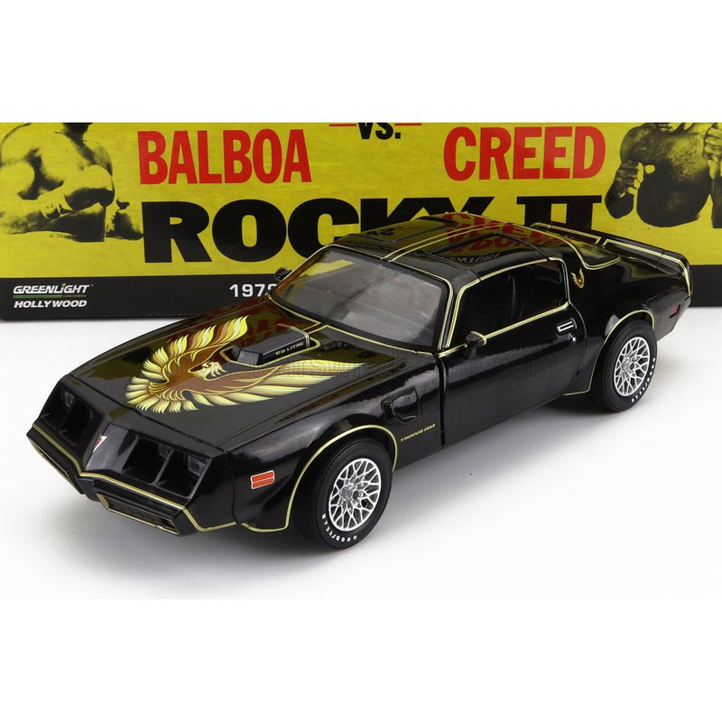 Pontiac Firebird Trans AM 1979 Rocky II Movie Black Gold - 1:24