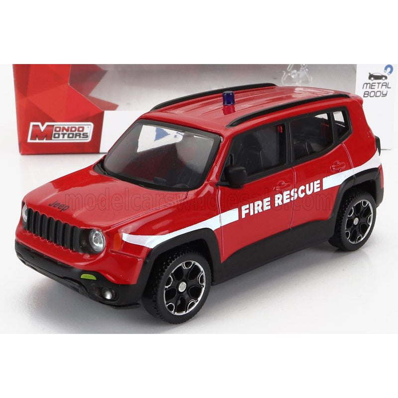 Jeep Renegade Fire Engine 2017 Red White - 1:43