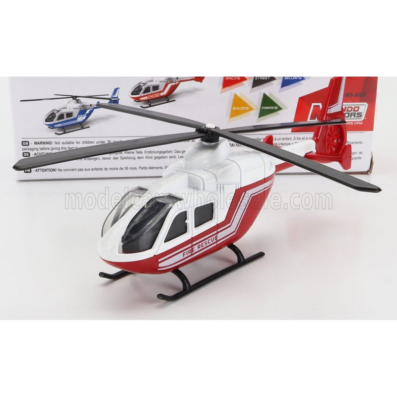 Agusta Helicopter Fire Engine 2010 Cm. 15.5 Red White - 1:60