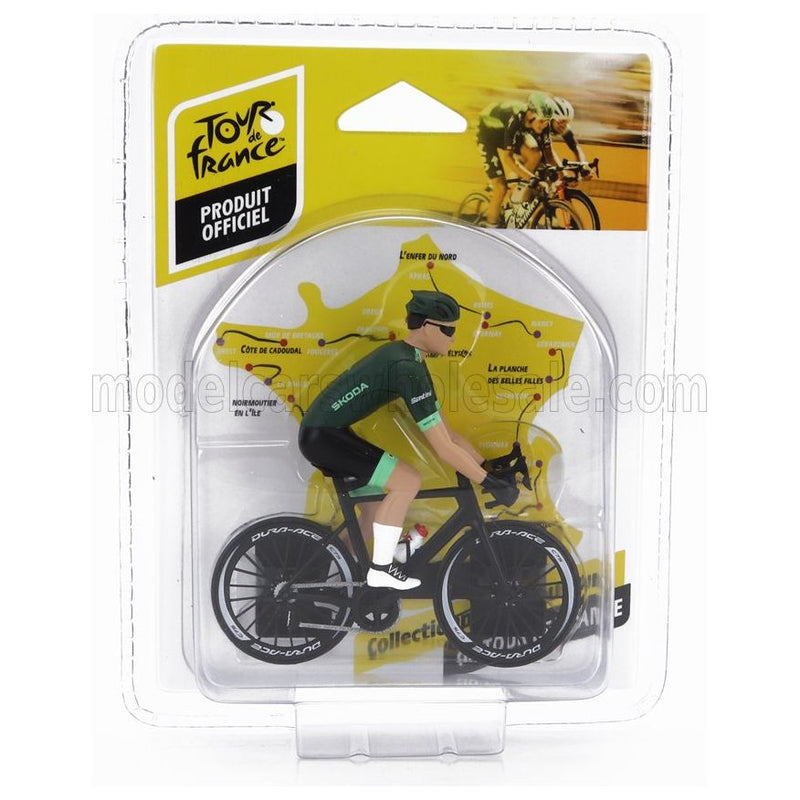 Figures Ciclista Cyclist Maglia Verde Green Jersey Tour De France 2023 Green - 1:18