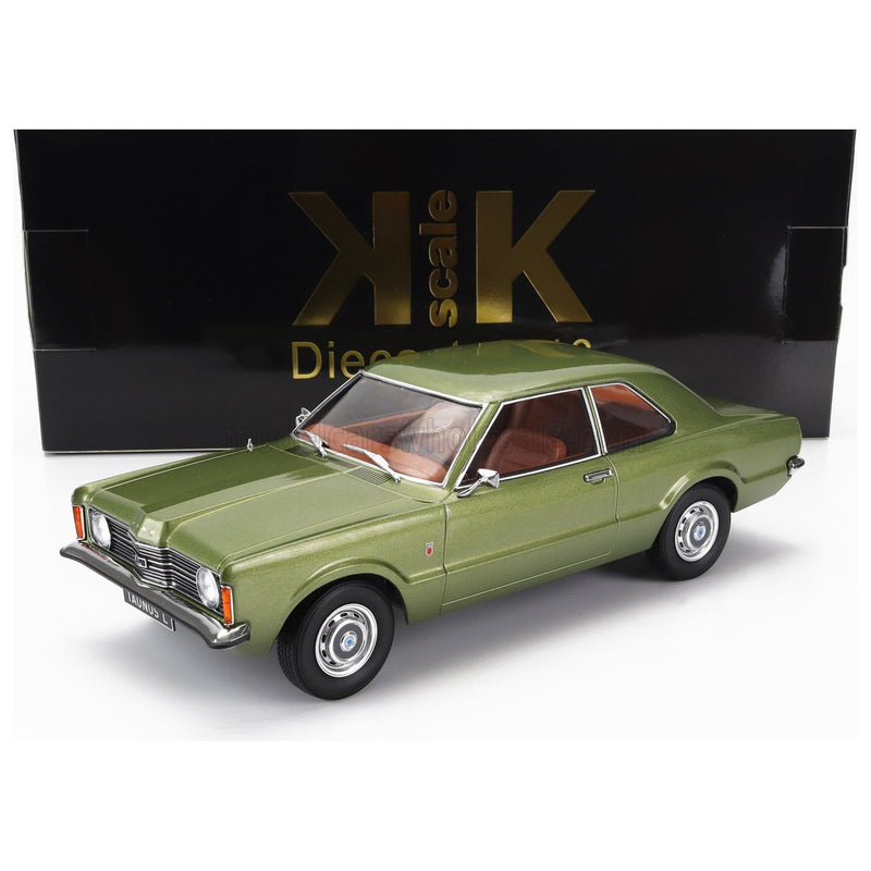 Ford England Taunus L Coupe 1971 Light Green Met - 1:18