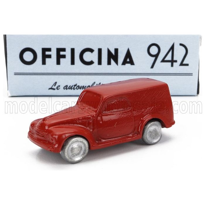 Fiat 500C Van Furgoncino 1949 Red - 1:76