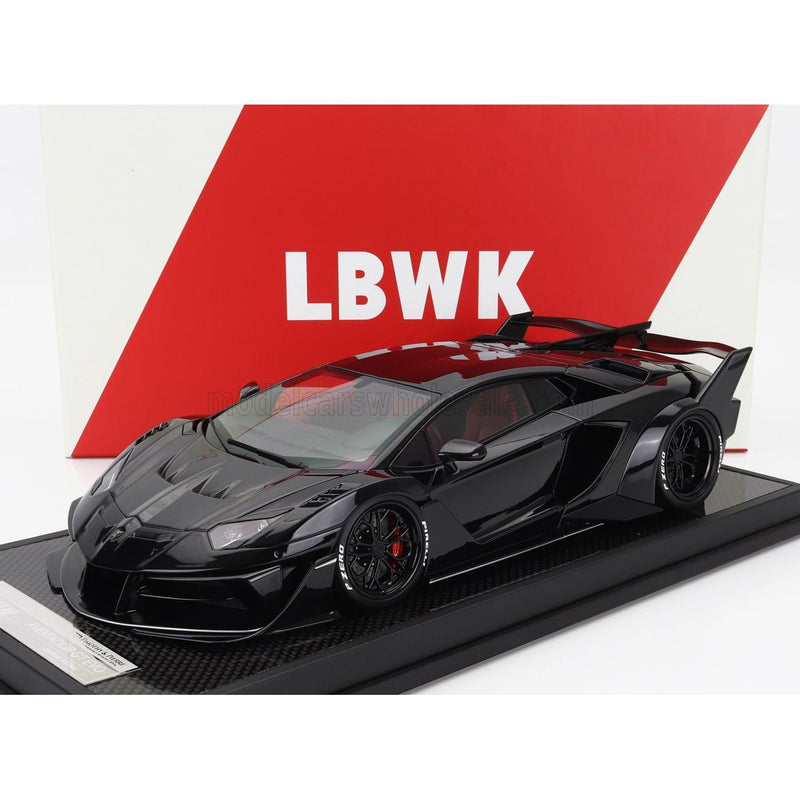 Lamborghini Aventador GT Evo LBWK Lb-Works 2019 Black Met Carbon - 1:18