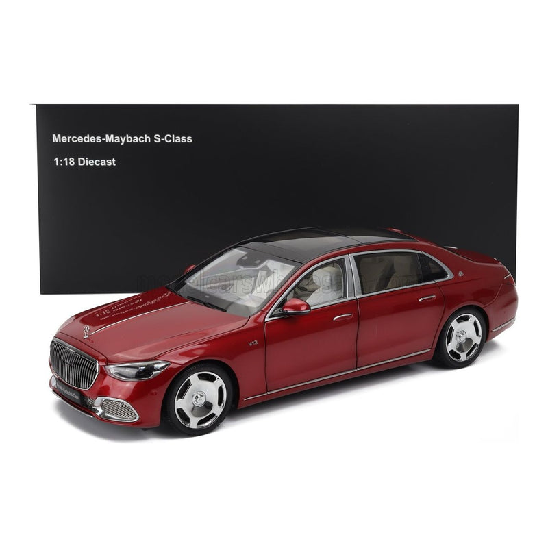 Mercedes Benz S-Class S600 V12 Biturbo Maybach 2021 Red - 1:18