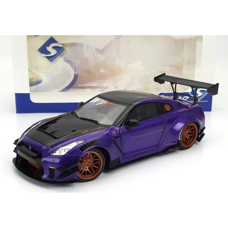 Nissan GT-R / R35 / Liberty Walk Body Kit 2.0 Coupe 2022 Purple - 1:18